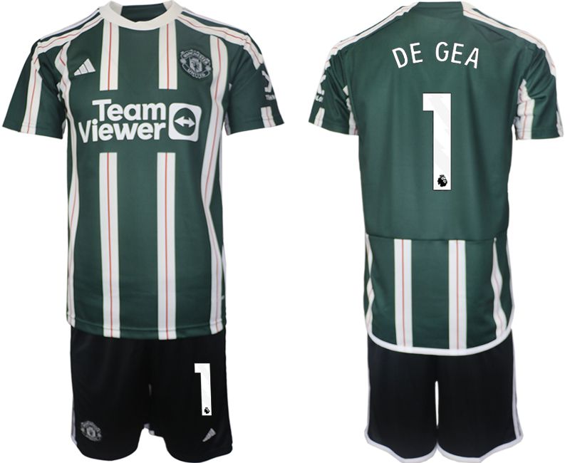 Men 2023-2024 Club Manchester United away green #1 Soccer Jersey->->Soccer Club Jersey